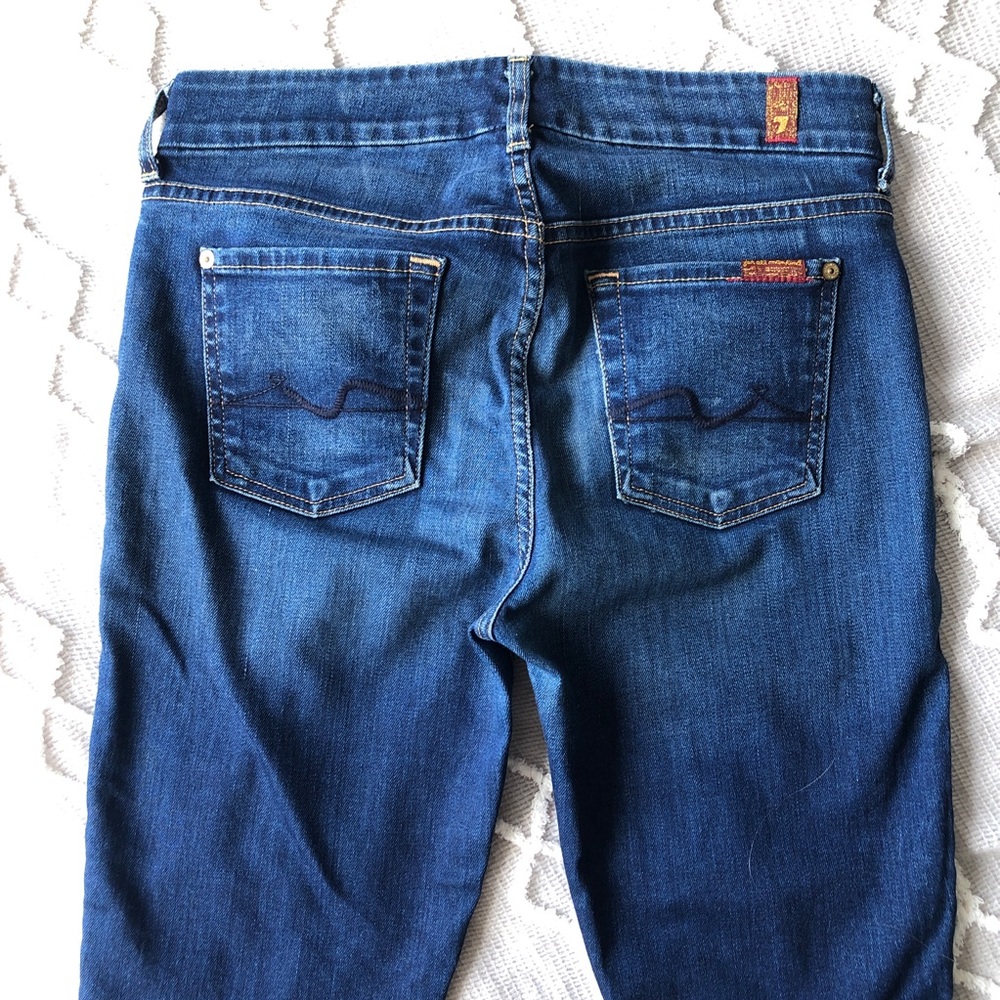 7 for All Mankind Geneva Mid Rise Skinny Jeans - Picture 5 of 8